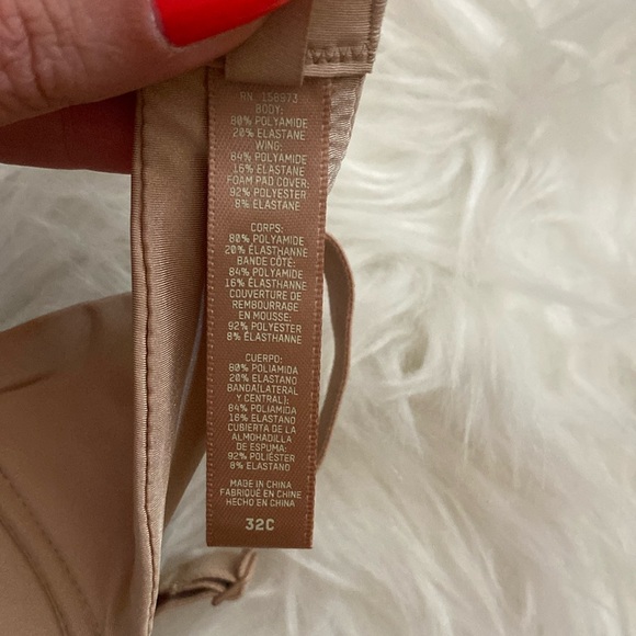 NEW SKIMS Wireless Form T-Shirt Demi Bra Wire-free Tshirt, Nude Clay Size 32C - Picture 10 of 14